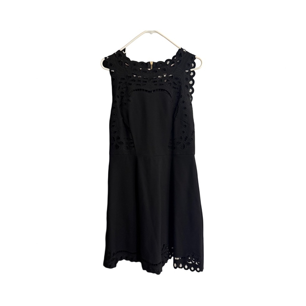 Elegant Ted Baker Black embroidered dress